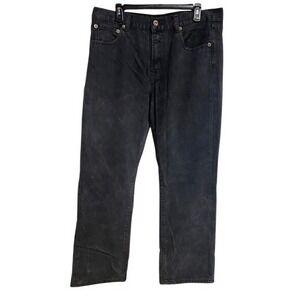 Kno-betta‎ Classic Carpenter Jeans Mens Black Denim Straight Leg USA Size 36X30